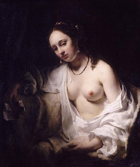 Willem Drost Batsheba met de brief van koning David